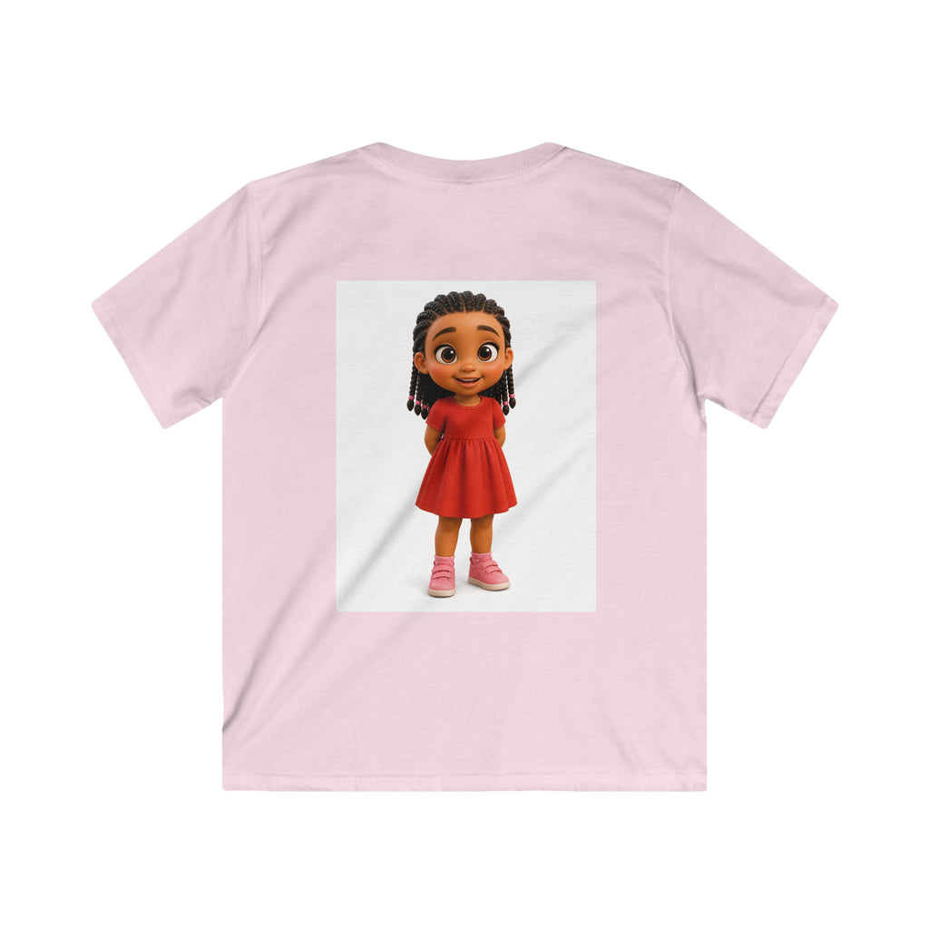 I Am Unstoppable Kids Tee | Girl Character Illustration
