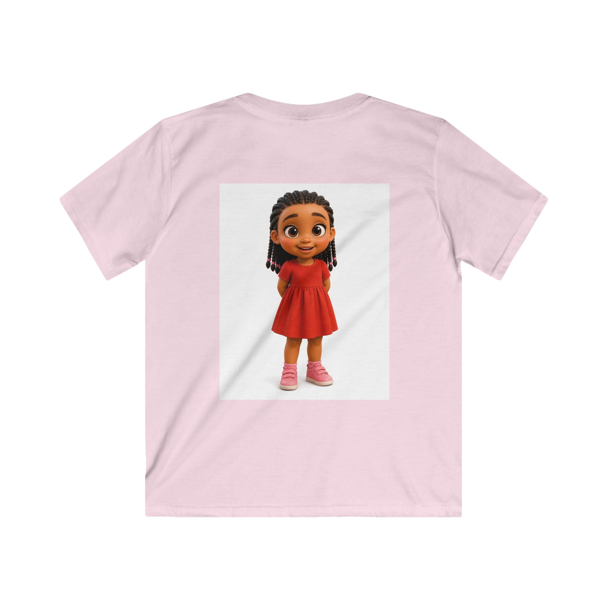 I Am Unstoppable Kids Tee | Girl Character Illustration