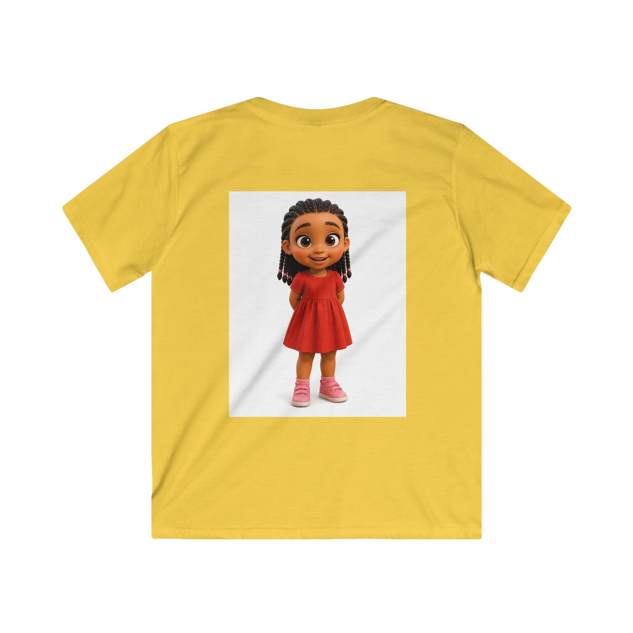 I Am Unstoppable Kids Tee | Girl Character Illustration