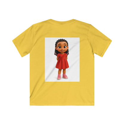 I Am Unstoppable Kids Tee | Girl Character Illustration
