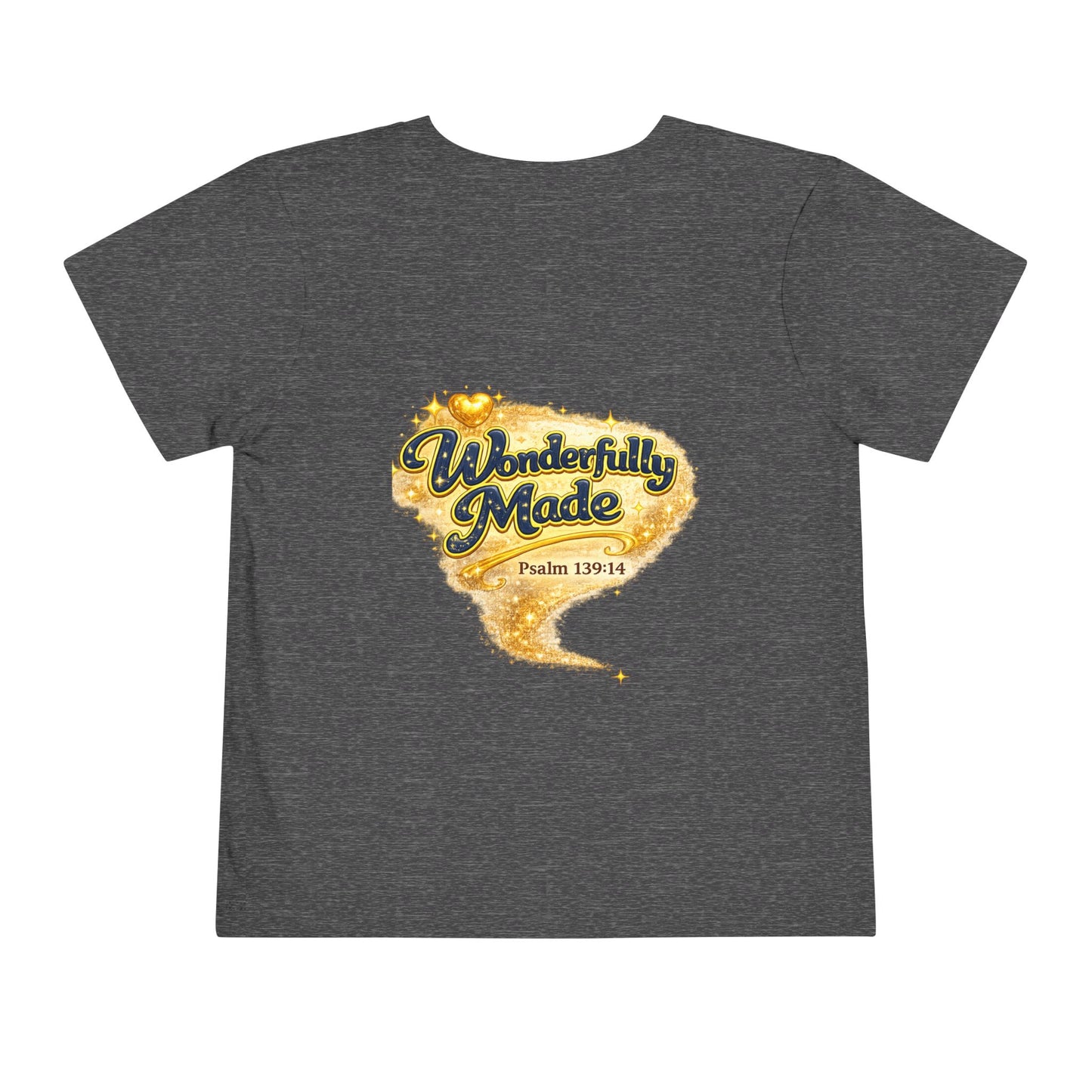 Toddler Tee — "Chosen & Loved" / "Wonderfully Made" Inspirational Christian Shirt