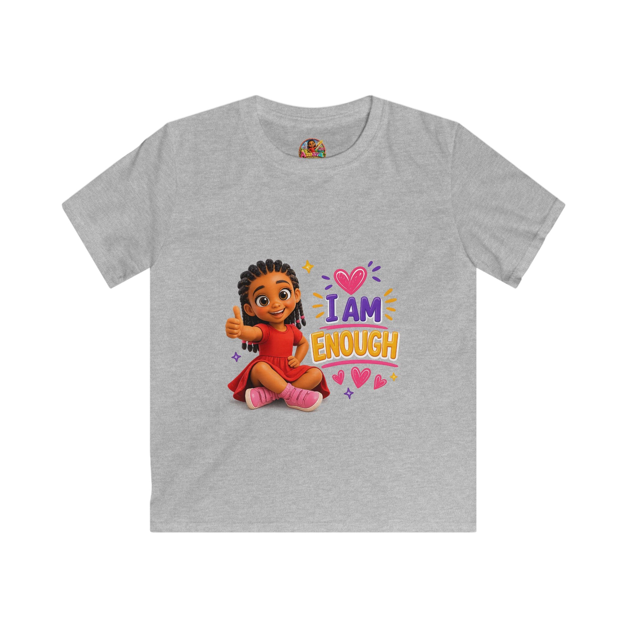I Am Enough Kids Tee | Empowerment Children Shirt, Positive Affirmation