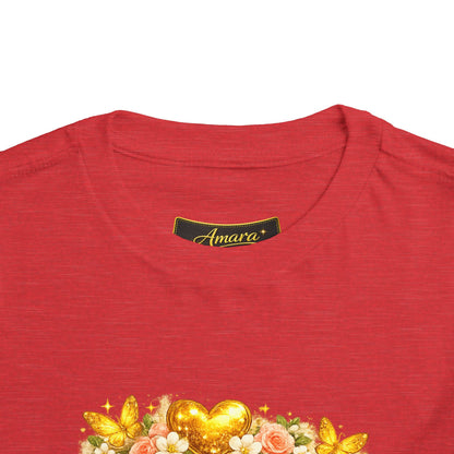 Toddler Tee — "Chosen & Loved" / "Wonderfully Made" Inspirational Christian Shirt