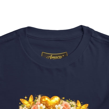Toddler Tee — "Chosen & Loved" / "Wonderfully Made" Inspirational Christian Shirt