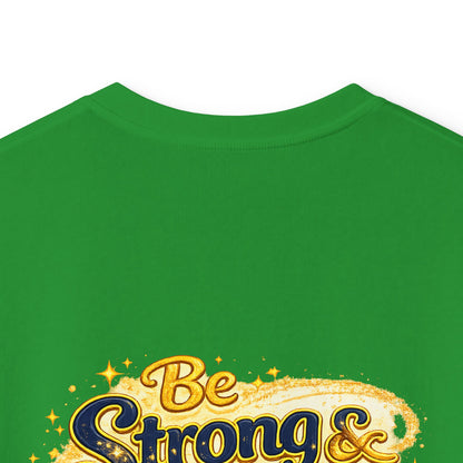 Kids 'God Is With Me' Tee — Be Strong & Courageous Christian Children's Shirt (Joshua 1:9)