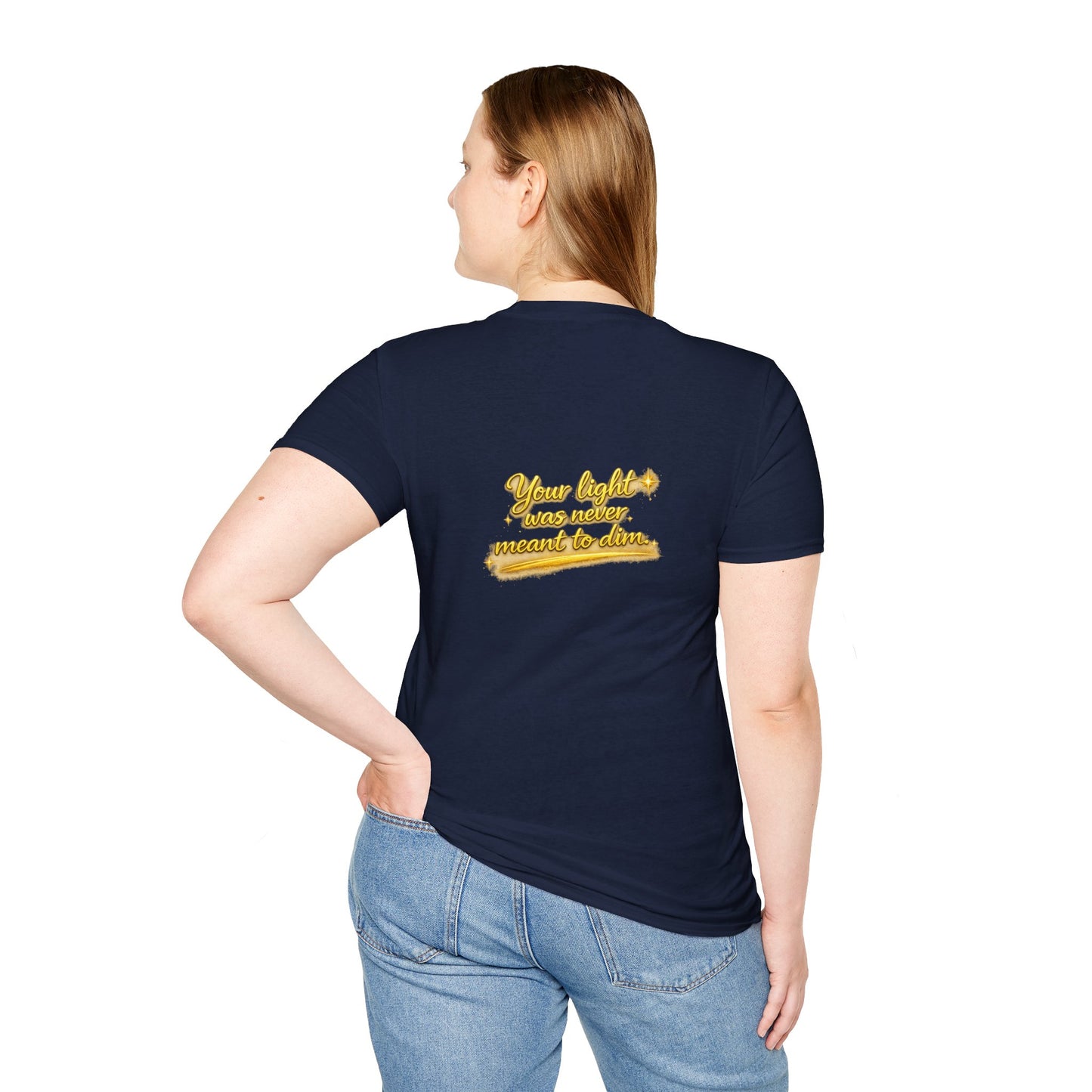 T-Shirt — Gold Monogram “AA” Amara Logo Tee