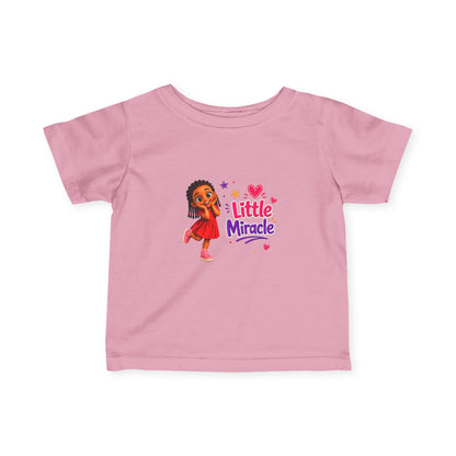 Little Miracle toddler tee | infant tee, cute girl illustration