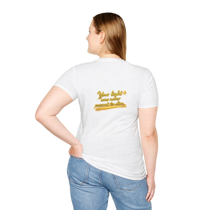 T-Shirt — Gold Monogram “AA” Amara Logo Tee