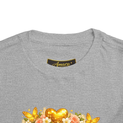 Toddler Tee — "Chosen & Loved" / "Wonderfully Made" Inspirational Christian Shirt