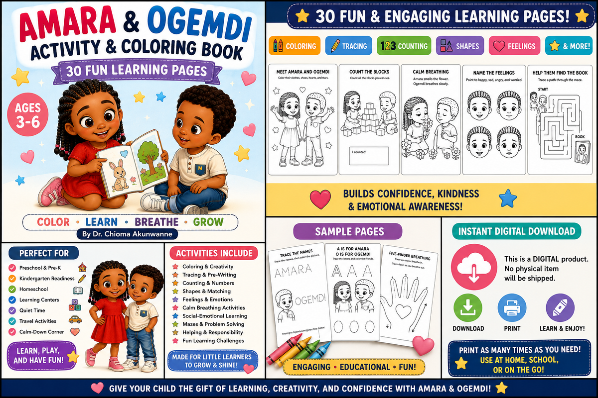 SEL Coloring and Activity Pages