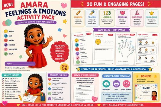 Amara Feelings & Emotions Activity Pack
